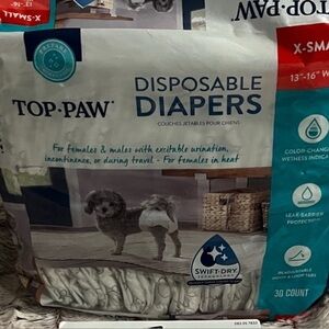 Free Dog Diapers w/ any item